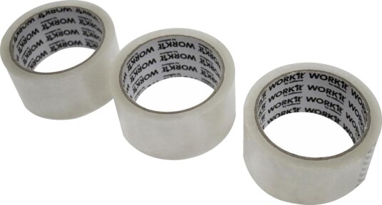 Work it Pakketape 48mm x 50m 3 pk