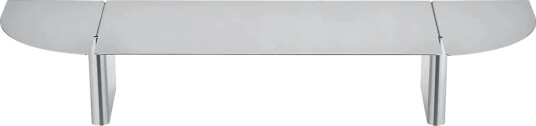 Blomus Wall Shelf L 14 X 80 X 22 Cm Oru Matt Silver ONE SIZE Blomus Wall Shelf L 14 X 80 X 22 Cm Oru Matt Silver ONE SIZE