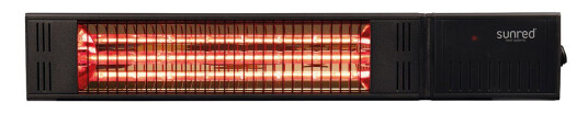 Sunred RDS 15W B Fortuna Ultra Terrassevarmer til Vegg 1500W Sort