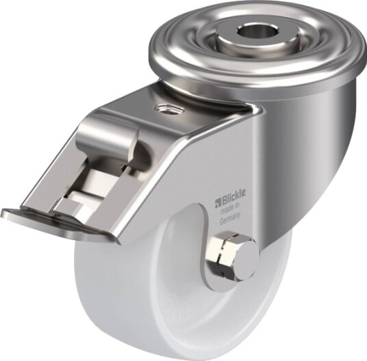 Blickle 497875 Lexr-Po 75G-Fi Styrehjul Med Bremse Hjuldiameter 75 Mm Bæreevne Maks. 150 Kg 1 Stk
