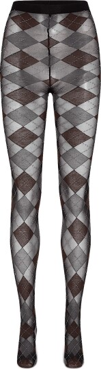 SUI AVA Argyle Tights // 40D GREY // BROWN // L/XL SUI AVA Argyle Tights // 40D GREY // BROWN // L/XL