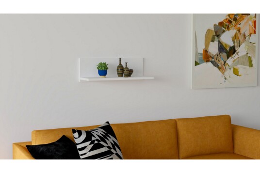 Desgrar Vegghylle 60x19,6 cm Hvit