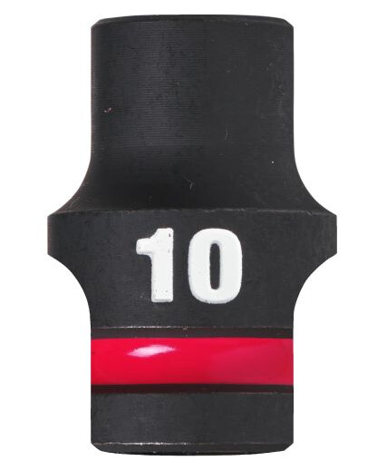 Milwaukee Shockwave Impact Duty Kraftpipe 1/2" firkant 10 mm, Håndverktøy