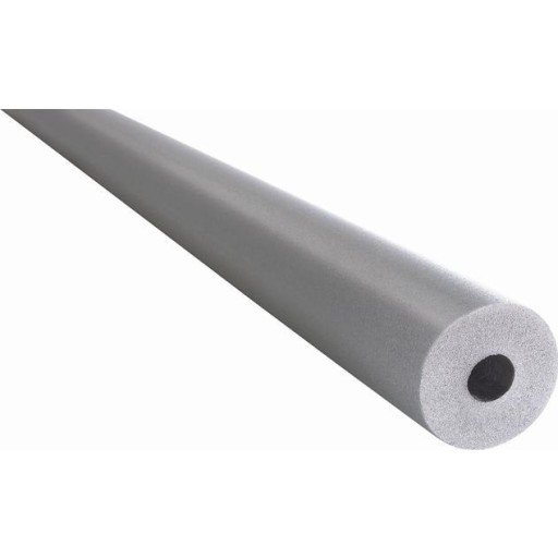 Tubolit rørisol. 22x13mm/2m - 10-100gr.C grå (PE) mod varmetab med lukkede celler.