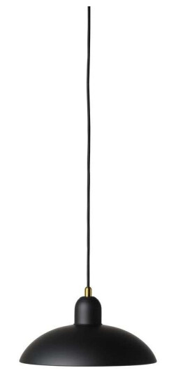 Fritz Hansen KAISER Taklampe 6631 Pendel Matt Sort/ Messing