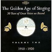 MediaTronixs Various : The Golden Age of Singing: 50 Years of Great Voices On Record CD 2 Pre-Owned