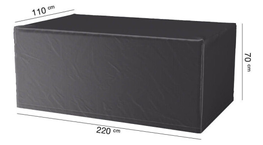 AeroCover Møbeltrekk Aerocover Til spisebord 220 x 110 cm Svart AeroCover Møbeltrekk Aerocover Til spisebord 220 x 110 cm Svart