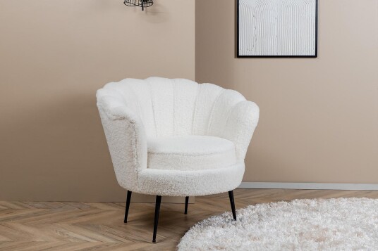 Calais Single chair Hvit