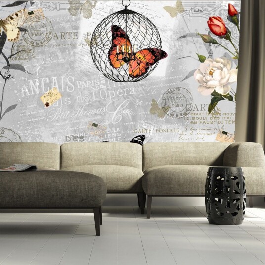 Fototapet Butterflies Song 150x105 - Artgeist sp. z o. o.
