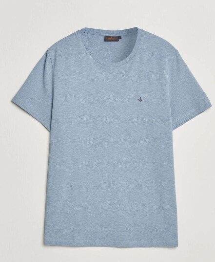 Morris James Crew Neck T Shirt Blue