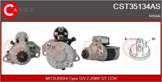 CASCO CST35134AS Starter CASCO CST35134AS Starter