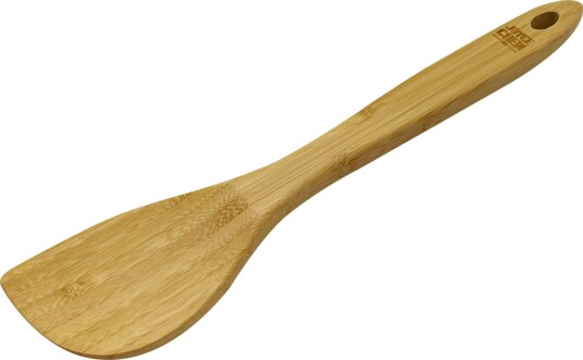 Joyce chen Wokspatel 33 cm, polert bambus