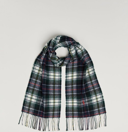 Polo Ralph Lauren Classic Wool Scarf Cream Multi