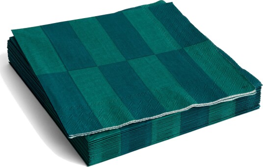 HAY Pattern Dinner serviett 40x40 cm 20 pakning Dinner green dark green