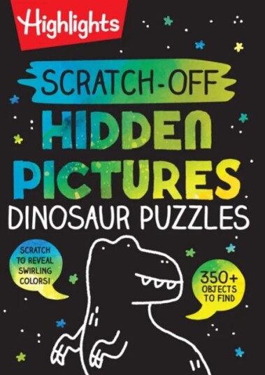 Scratch-Off Hidden Pictures Dinosaur Puzzles Av Highlights
