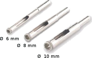 Borekron Rubi Korona Easy Gres Med Diamantspiss, 6,5 Mm Borekron Rubi Korona Easy Gres Med Diamantspiss, 6,5 Mm