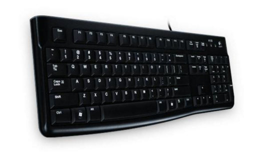 Logitech K120 Tastatur Tysk QWERTZ USB Svart Logitech K120 Tastatur Tysk QWERTZ USB Svart