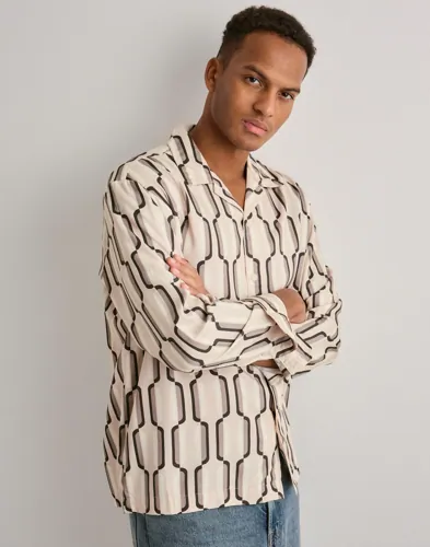 Selected Men Slhrlxaxel Aop Ls Shirt Skjorter Multi/Mønstrete Selected Men Slhrlxaxel Aop Ls Shirt Skjorter Multi/Mønstrete