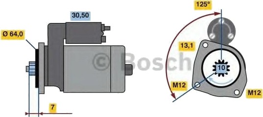 BOSCH 0 986 022 770 Starter