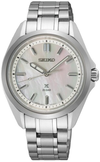 Seiko Dameklokke SUR605J1 Prospex Hvit/Stål Ø34 mm