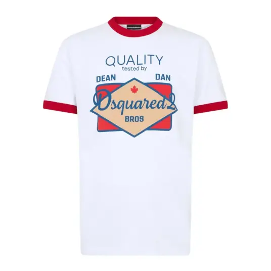 Dsquared2 Herre Topper Hvit M, Dsquared2 Herre Topper Hvit M,