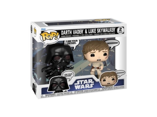 Funko POP Star Wars actionfigursett Vader & Luke 2 pk Funko POP Star Wars actionfigursett Vader & Luke 2 pk