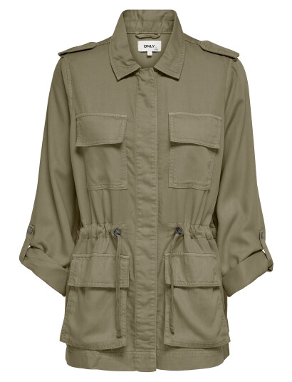 ONLY Onlkenya B Life Utility Jacket Cc Otw   Khaki green   S