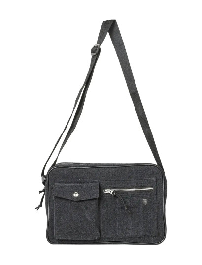 Mads Nørgaard Boutique Washed Cappa - Black - ONE SIZE