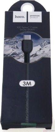 Usb-Kabel Hoco Usb-A Til Usb-C 2 M Svart X20