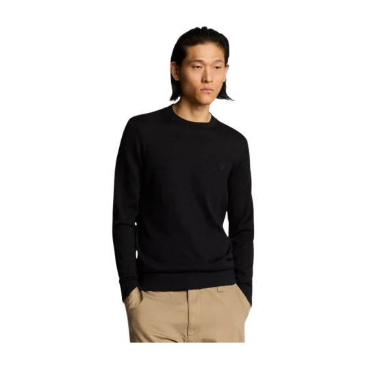 Lyle & Scott Herre Strikkevarer Svart S, Lyle & Scott Herre Strikkevarer Svart S,