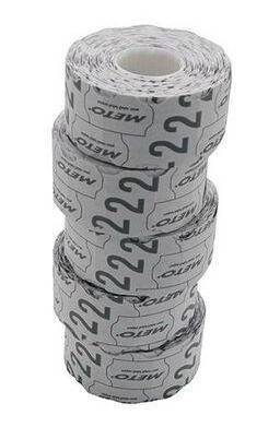 METO etikett perm 32x19 hvit 5rl/1000 METO etikett perm 32x19 hvit 5rl/1000