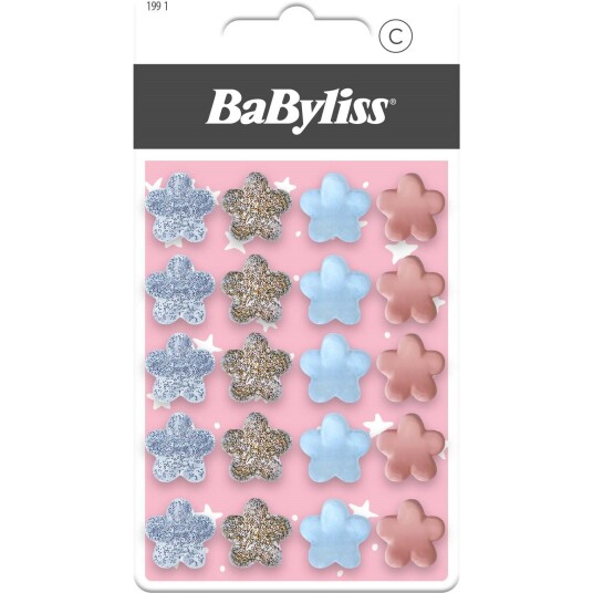 BaByliss Paris Accessories Mini Flower-shaped Clips Kids 20 stk BaByliss Paris Accessories Mini Flower-shaped Clips Kids 20 stk