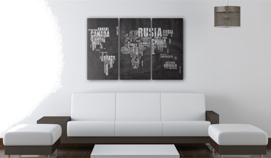 Bildet Map of the world 90x60 Artgeist sp. z o. o.