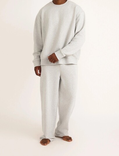 Organic Basics Weekend Straight Leg Joggers Grey S