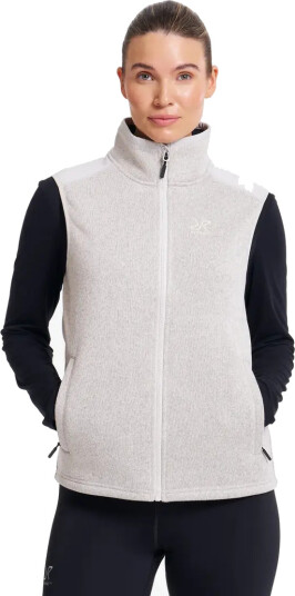 Revolutionrace Dame Overdeler Fleece & midlayers Northbound Fleece Vest Dame Grey Melange 4XL