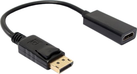 DisplayPort til HDMI - Adapter, Svart