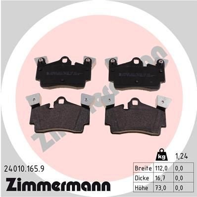 Bremseklosser ZIMMERMANN 24010.165.9