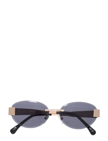 Gina Tricot Rimless Sunglasses Gold ONE SIZE