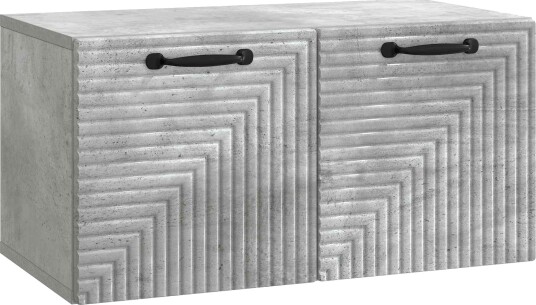 Vegghengt TV skap Betonggrå 59,5 x 31 x 30 cm Konstruert tre Vegghengt TV skap Betonggrå 59,5 x 31 x 30 cm Konstruert tre