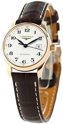 Longines Dameklokke L2.257.8.78.3 Master Sølvfarget/Lær Ø29 mm Longines Dameklokke L2.257.8.78.3 Master Sølvfarget/Lær Ø29 mm