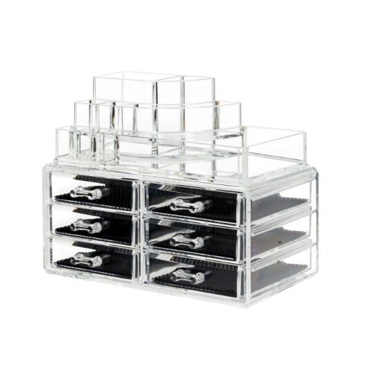 UNIQ Makeup Organizer med 6 skuffer U340