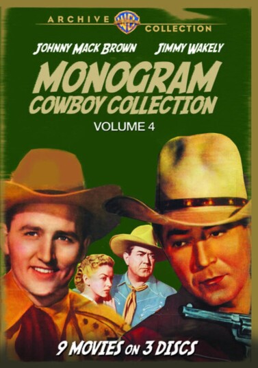 Monogram Cowboy Collection 4 DVD
