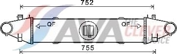 AVA COOLING SYSTEMS MSA4556 Intercooler