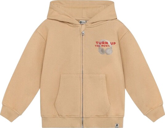Daily 7 Hoodie Zipperjacket Backprint GINGER ROOT 110
