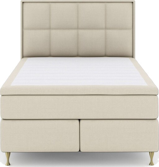 Select No 5 Komplett Sengepakke 140x200 Fast/Medium Lateks Beige/Gullben