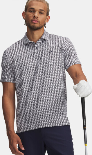 Under Armour T2G Printed Polo Grå M