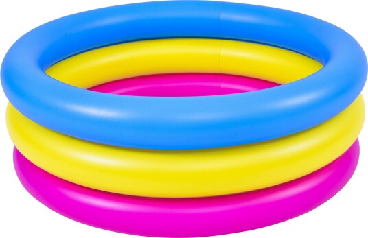 Flipper Badebasseng For Barn - 76x25 cm, 3 Ringer - Flerfarget (1-3 År)