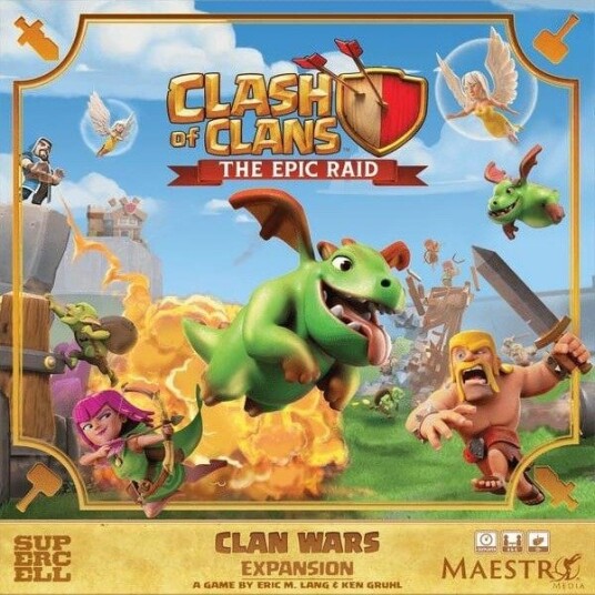 Clash of Clans The Epic Raid Clan Wars Utvidelse Engelsk Clash of Clans The Epic Raid Clan Wars Utvidelse Engelsk
