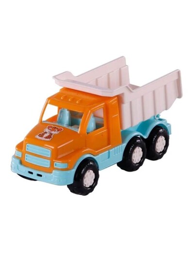 Cavallino Toys Cavallino Safari Torpedo Tipper Truck Orange 26.5cm