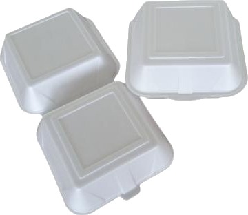 Burgerboks Stor 155X155x80 Mm Xps Hvid Ip6,125 Stk/Pk
